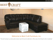 Tablet Screenshot of bestcraftfurniture.com